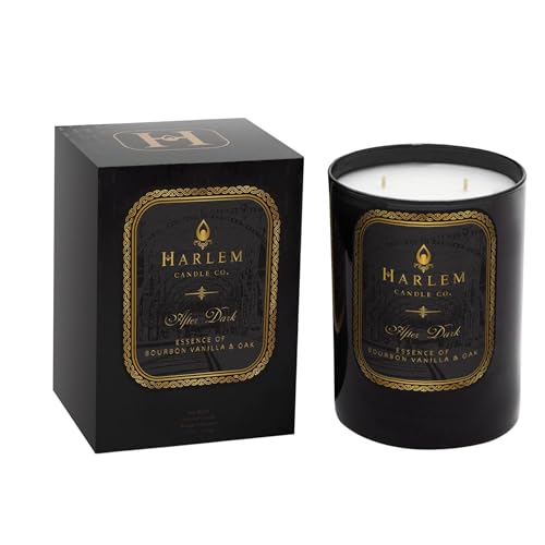 Harlem-Candle-Co-After-Dark-Luxury-Candle-11-oz-Black-Glass-Jar-Double-Wick-Soy-Wax-Gift-Box-Bergamot-Saffron-Papyrus-Oak-and-Sweet-Heliotrope-80-Hour-Burn Harlem Candle Co After Dark Luxury Candle 11 oz Black Glass Jar Double Wick Soy Wax Gift Box Bergamot Saffron Papyrus Oak and Sweet Heliotrope 80 Hour Burn