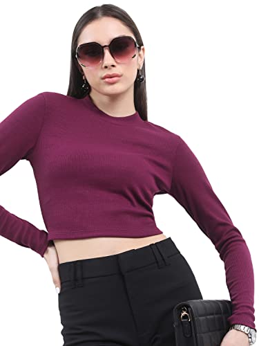 Image of KETCH Women Cotton Regular Fit Full Sleeve Tops