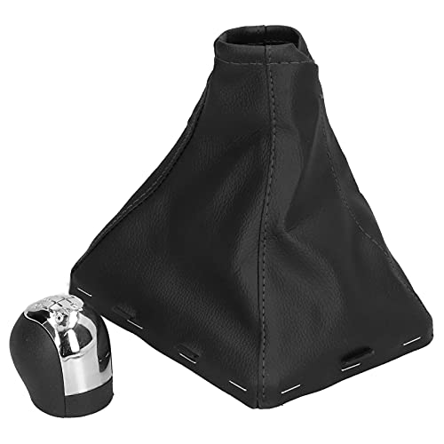 Pommeau de levier de vitesse, pommeau de levier de vitesse à 6 vitesses avec soufflet adapté pour Opel Vauxhall Vectra C/Vectra B/Corsa/Astra 2002-2005