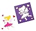Baker Ross AR939 Washable Fairy Stencils - Pack of 6, Washable Plastic Paint Stencil Set for Kids Arts and Crafts Activities