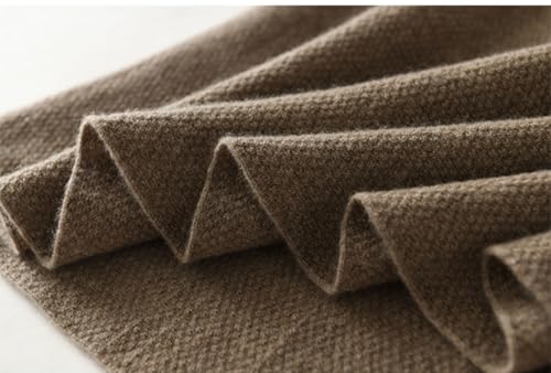 Women's Wool Skirt Elastic Waist A Line Knit Long Pleated Skirt Fall Winter Flowy Swing Maxi Skirt4