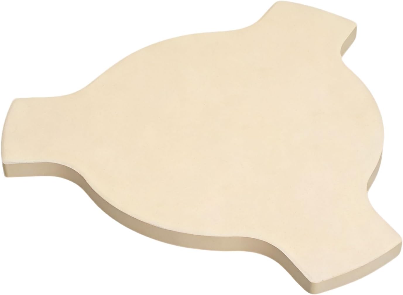 Smoking' Stone Heat Deflector for Large Big Green Egg and Char-Griller 6201, Heavy Duty Ceramic Pizza Stone for Char-Griller AKORN Kamado Models 06620,16620, 26720, 56720 and 6520,17 1/2-inch