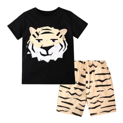Image of LMYOVE Casual round-neck short-sleeved T-shirt and short suit summer beachwear
