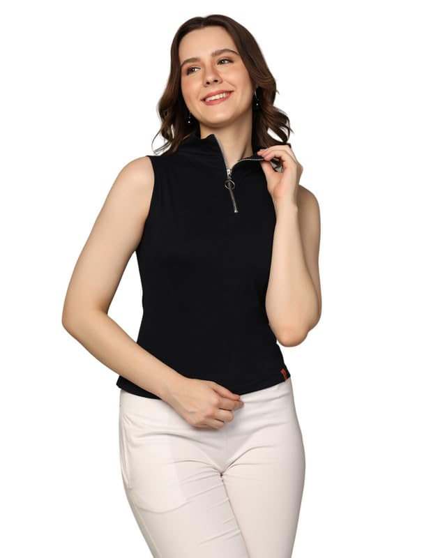 INVOKE TRENDGlamorous Cotton Sleeveless Top