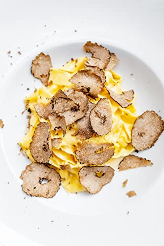 Gourmet Trüffelöl-Set (2 x 250 ml) mit echtem schwarzen und weißen Trüffel. Aus nativem Olivenöl. Für Saucen und zum Verfeinern von Gerichten. Für vegane und glutenfreie Ernährung geeignet