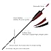 Hosolee 12 Pack Carbon Arrows 500 Spine Archery Targeting Arrow with Real Feathers and Field Points for Compound Recurve Bows (31 Inch)
