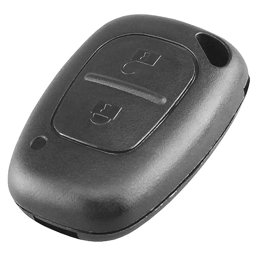 OcioDual Coque de Cle de Voiture, Etuí Télécommande 2 Boutons Compatible avec Renault Trafic Master Nissan Interstar Primastar Kangoo Opel Vivaro,...