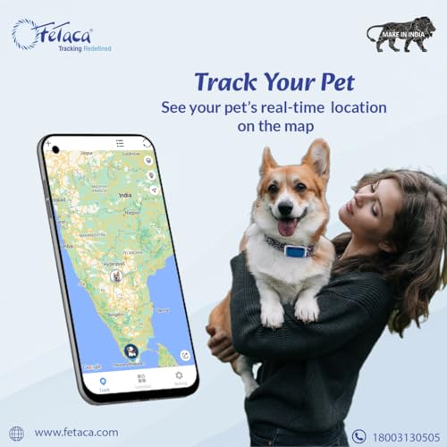 FeTaca® GPS Tracker for Pets: Ideal for Labrador Retrievers, German Shepherds, and More with Advanced 1-Year Tracking Platform Subscription! FeTaca® GPS Tracker for Pets: Ideal for Labrador Retrievers, German Shepherds, and More with Advanced 1-Year Tracking Platform Subscription!