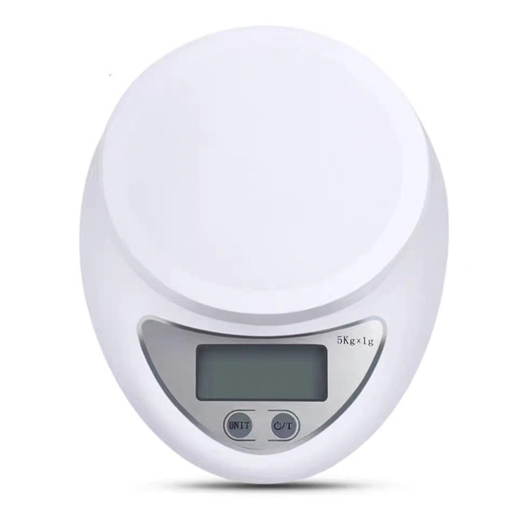 FBJAMZ 5kg/1g Mini Kitchen Electronic Scale Home,LCD Scales Cooking Digital Baking Food