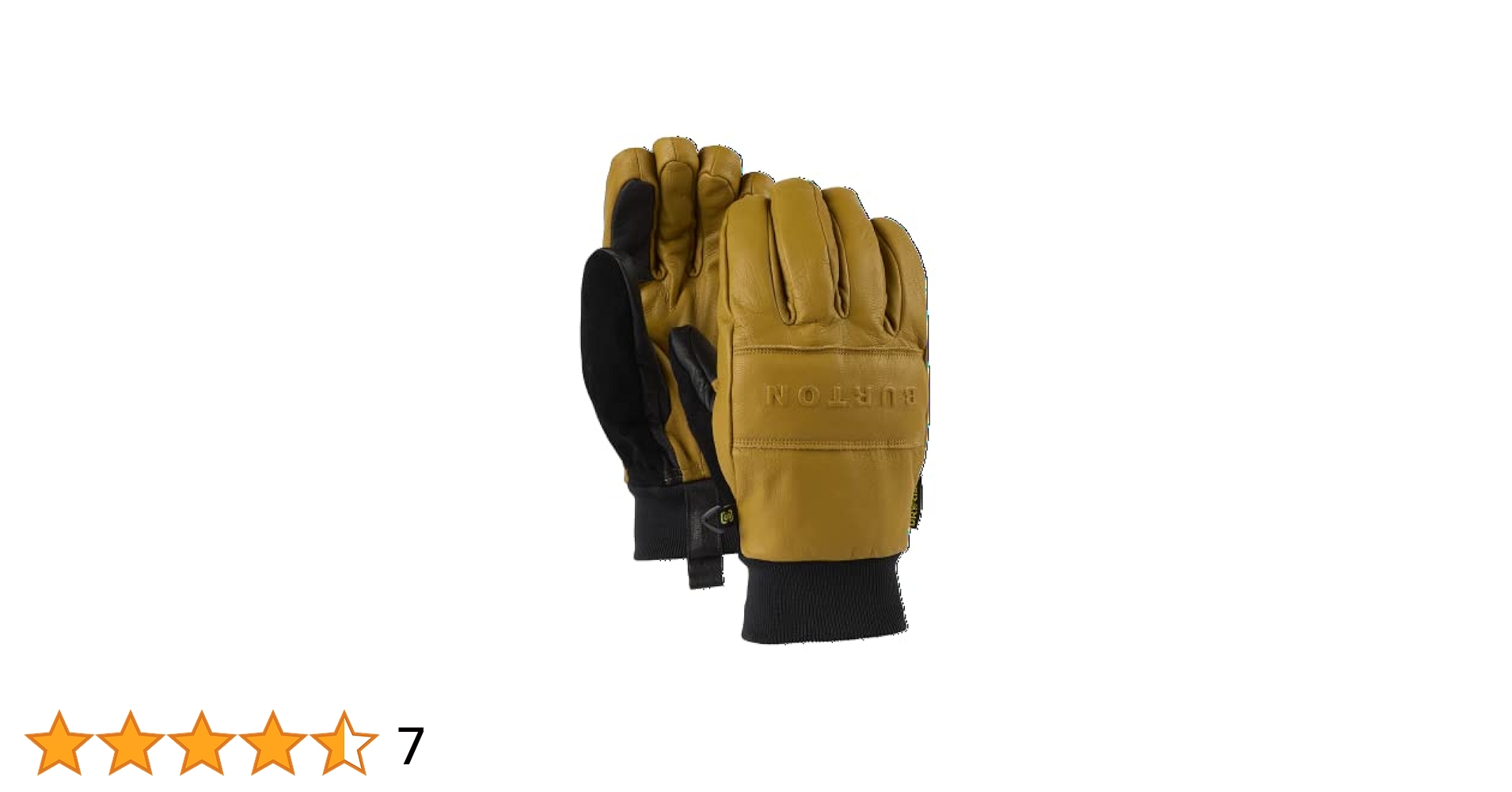 Amazon.com: Burton Standard Treeline Leather Gloves, Rawhide