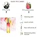 Beattycare Essential Oil Roller Bottles 10ml Refillable Glass Roller Bottle for Essential Oils 24 Pack With Acrylic Makeup Organizer, Stainless Steel Roller Balls, 3 Rainbow Color for Travel Gifts