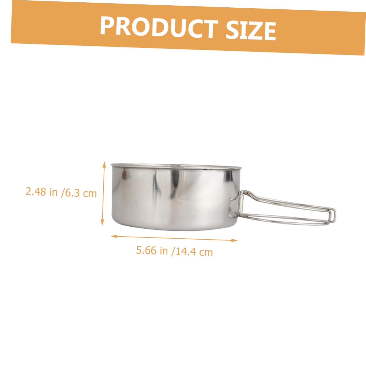 Milisten Set de Casseroles Acier Inoxydable pour Camping Ustensiles de Cuisine Pratiques et pour Randonnée BBQ et Activités de Plein Air
