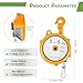 Basmgrazia Spring Balancer, 7-11 Lbs (3-5 Kg) Adjustable Tool Balancer With 5-Ft Steel Wire Rope And Alloy Hook, Retractable Spring Tool Suspension To Maintain Equipment