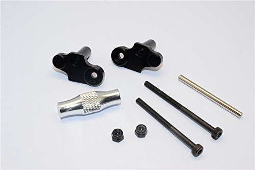 Kyosho NSR500 Motorcycle Upgrade Part - Aluminum Front Chassis Holder, 1 Set, Titanium Color