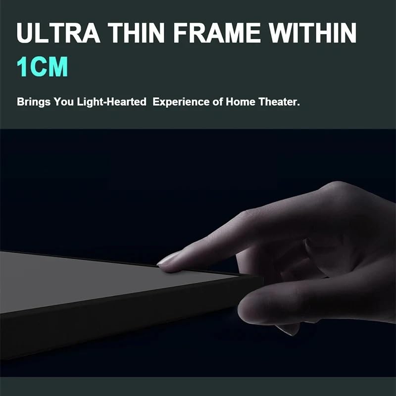 Pantalla fija para proyector 120 pulgadas ultra delgada miniatura 4