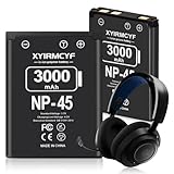 XYIRMCYF 2pcs NP-45 NP-45A NP-45B NP-45S Battery (2025 New Upgrade), 3000mAh High Capacity Battery for Arctis Nova Pro Wireless Multi-System Gaming Headset for Xbox, for PlayStation
