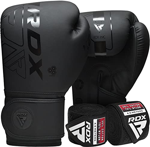 Rdx Boxing Gloves 12Oz With Boxing Hand Wraps Inner Gloves Men Women, 180 Inches Mexican Style Boxing Wrist Straps, Heavy Punching Bag Gloves For Boxing Kickboxing, Muay Thai, Mma Martial Arts #TOP16