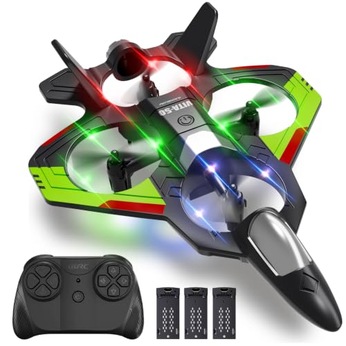 Image of 4DRC RC Planes Remote Control Airplanes with 3 Batteries, Foam RC Planes for Kids Adults Beginners 8-12 12-16, Remote Control Helicopter Fighter Jet Drones for Kids Adults, 360 Flip