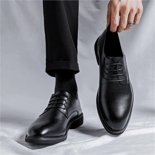 Men's Traditional Oxfords Wedding Shoes for Men Height Increasing Wingtip Dress Shoes for Wedding & Office2
