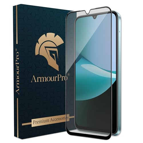 Image of ArmourPro Anti Glare Matte Tempered Glass for Redmi 15C and Poco C85 - Anti Fingerprint Screen Protector, 9H Scratch Resistant, Smooth Touch, Edge-to-Edge Full Coverage