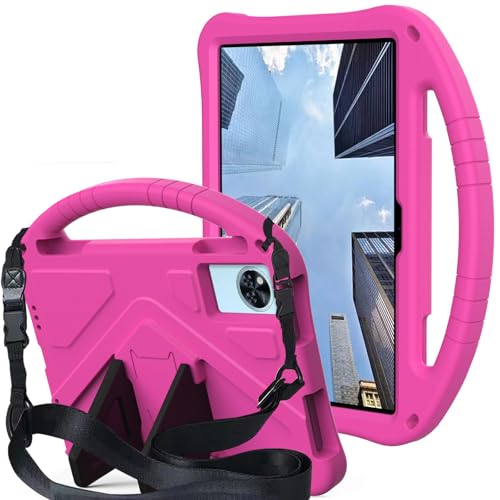 Coque Antichoc Enfant Doogee Tab G6/G6+ 11″ – EVA Léger, Béquille, Bandoulière Rotative – Protection Chute – Violet
