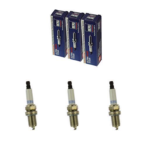 3x BERU Zündkerze Zuendkerze ULTRA TITAN UPT2 Set / 3-Zylinder