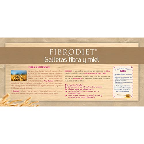 Miniatura 2 de Dielisa - Suplemento Fibrodiet 1kg Galletas Fibra Y Miel