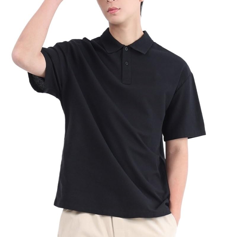 T-Shirt Court Homme Polyester Respirant et Résistant à l'Usure pour le Sport