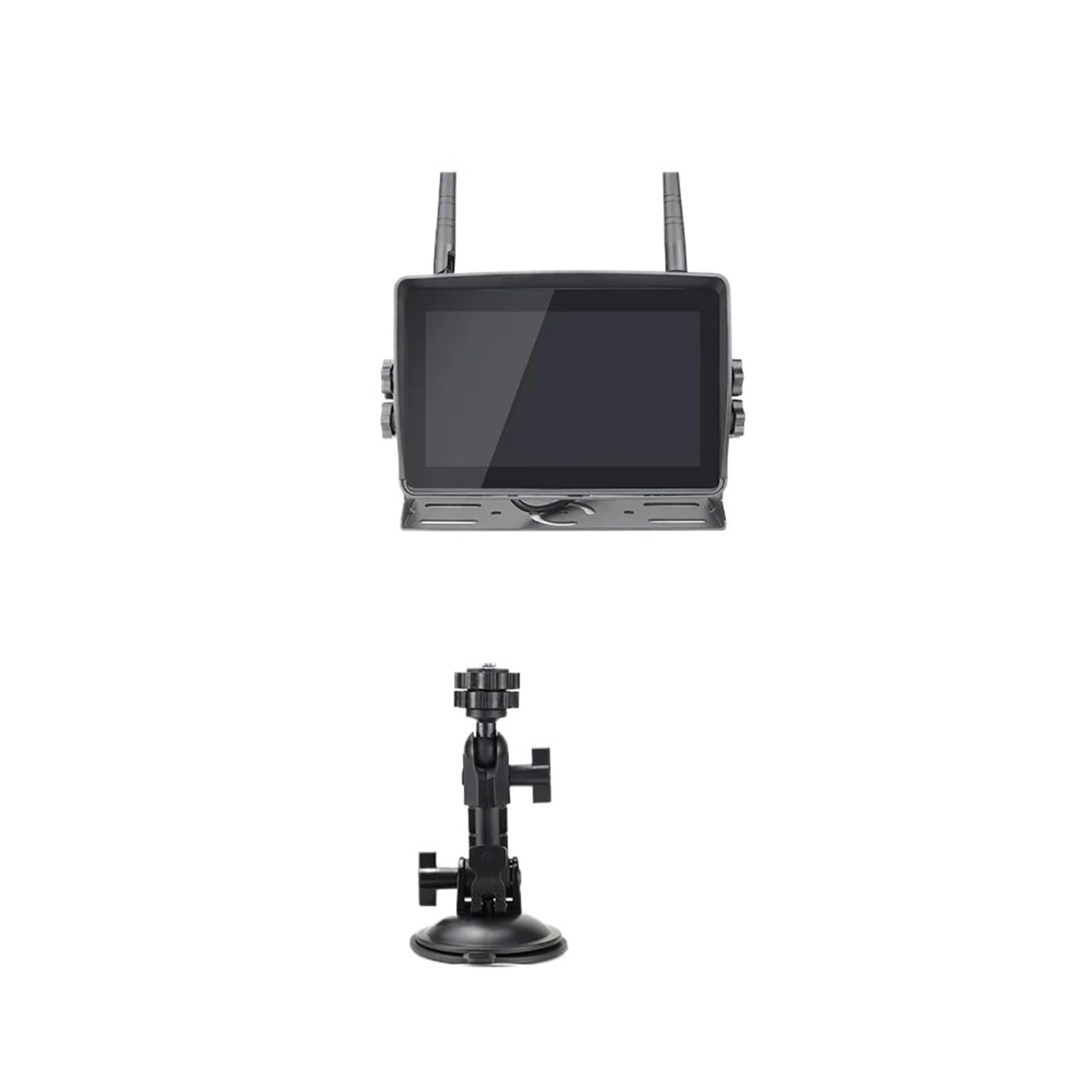 Ekran dotykowy, bezprzewodowy, 18 cm AHD, cyfrowy rejestrator DVR, noktowizor, kamera cofania, 4-kanałowy monitor WiFi, zamiennik do ciężarówki, przyczepy, autobusu, kampera (dodaj 1 kamerę, 128 g