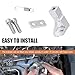P2015 Intake Manifold Repair Bracket Kit, 03L129711E, SEAT Repair Bracket Kit, for SEAT 2.0 TDI CR (Silver)