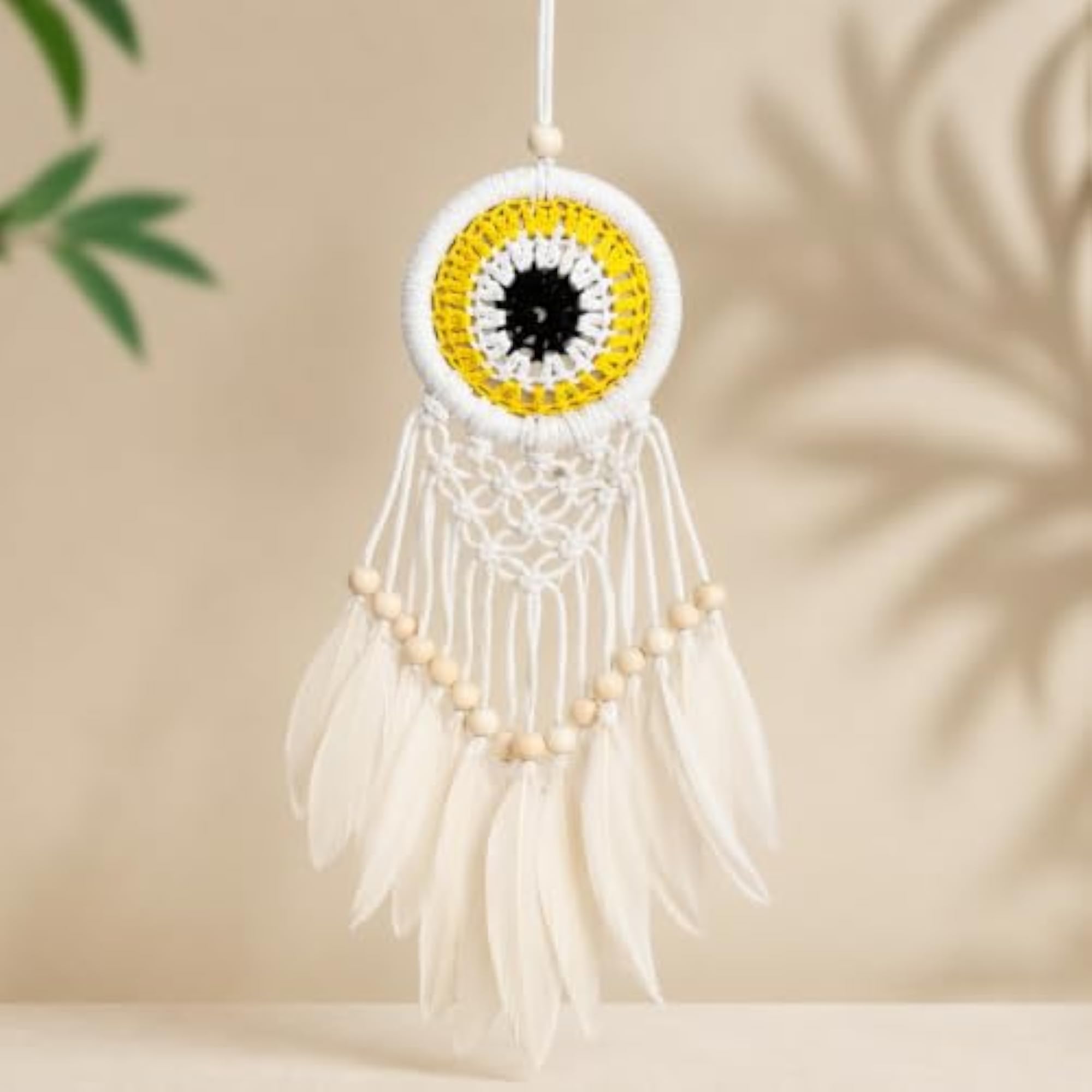 SADAF'S Art Evil Eye Dream Catcher Wall Hanging