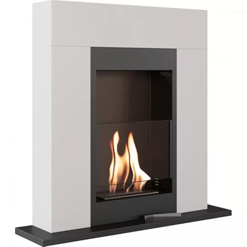 Poële éthanol à Poser au Sol Dolanovia, 2.7 KW / 1.5L (Blanc)