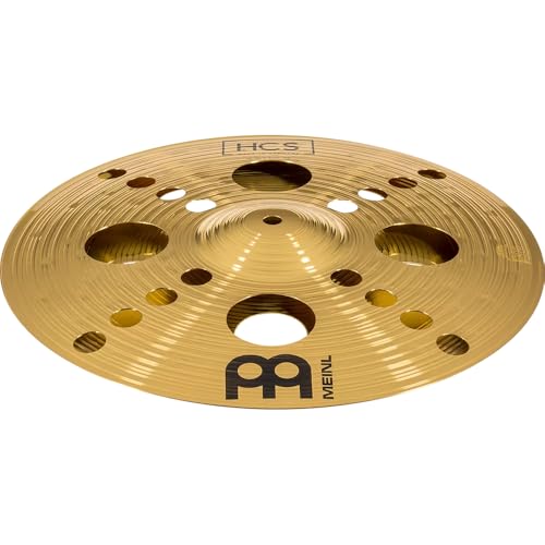 Meinl Cymbals HCS Trash Stack — 14 Zoll (Video) Schlagzeug Becken (35,56cm) Messing, Traditionelles Finish (HCS14TRS)