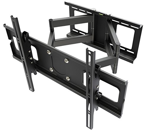 RICOO TV Wandhalterung Schwenkbar für 40-75 Zoll Fernseher Halterung Wand Fernsehhalterung Neigbar Universal Smart Flach OLED Curved Schwenkarm R06 Fernseh-Arm bis 95 Kg & VESA 600 (400) x 400 mm