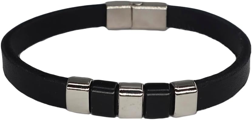Spiritual Handmade Genuine Leather Arm Bracelet Bangle Wristband Wrap for Men, Women Unisex