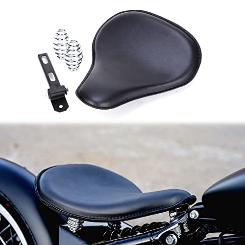 Selle Bobber Cuir Siège Solo Selle pour Chopper Bobber Sportster XL883 1200 48 quarante huit Softtail Dyna Street Glide personnalisé.