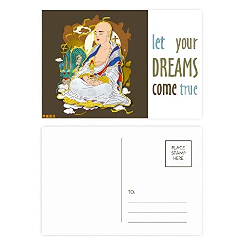 Cartes de remerciement Eighteen Arhats Figure lot de 20 pièces pour correspondance