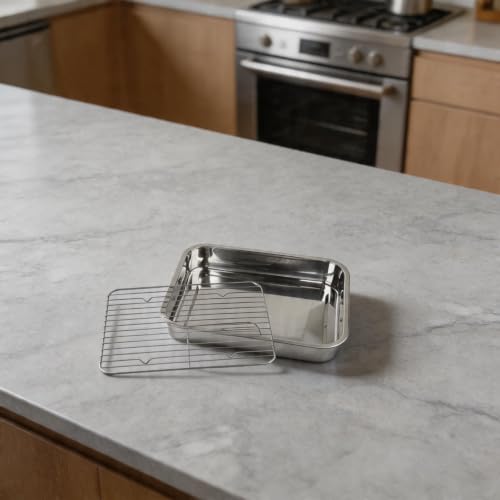 Plat de four pour dinde grande taille avec grille de cuisson amovible