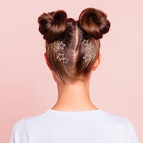 Teaaha 549097_1-US-ZZ 4Pcs Star Hair Clips, Metal Hair Barrettes thumb #6