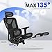 FLEXISPOT ErgoX Premium Ergonomic Office Chair with Footrest- Adjustable 3D Armrests, Dynamic Lumbar Support, Recline & Tilt Function, Mesh Seat, for Home & Office Use,Black