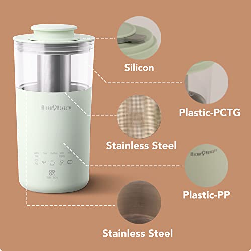 Mini Milk Tea Mug Maker Iced Tea Maker And Iced Coffee Maker Stainless Steel Straw Portable Size Multi-Purpose Electric Milk Foam Maker Espresso Coffee Tea Coffee Shop Dessert Shop Hotel Milk #TOP2