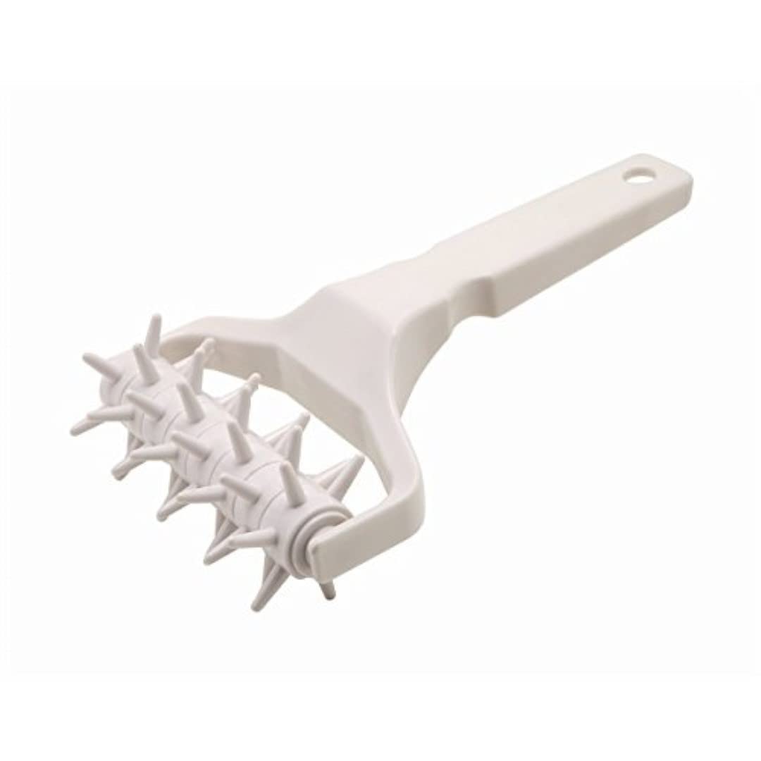 Genware NEV-RD1 Plastic Roller Docker, White