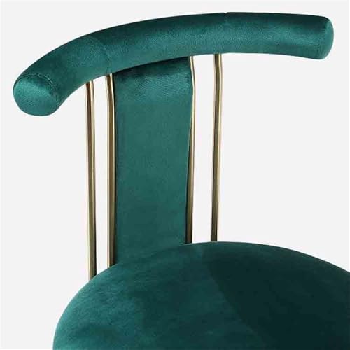 Chaise de réception verte confortable pour comptoir de maison - 5