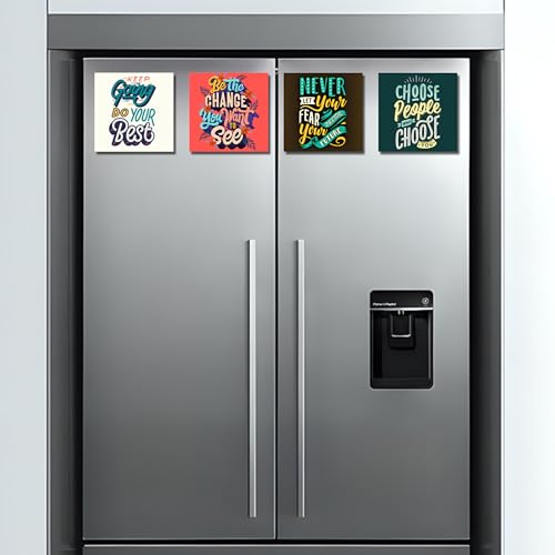 Image of LIVELLO Wooden Fridge Magnets for Home & Kitchen | Gift Items | Refrigerator Decorative Magnet | Funny Magnets | Kitchen Funny | Indian Cultural Themed Magnets (Multicolor 7)