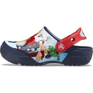 Crocs Unisex-Child Fun Lab Avengers Patch Clog