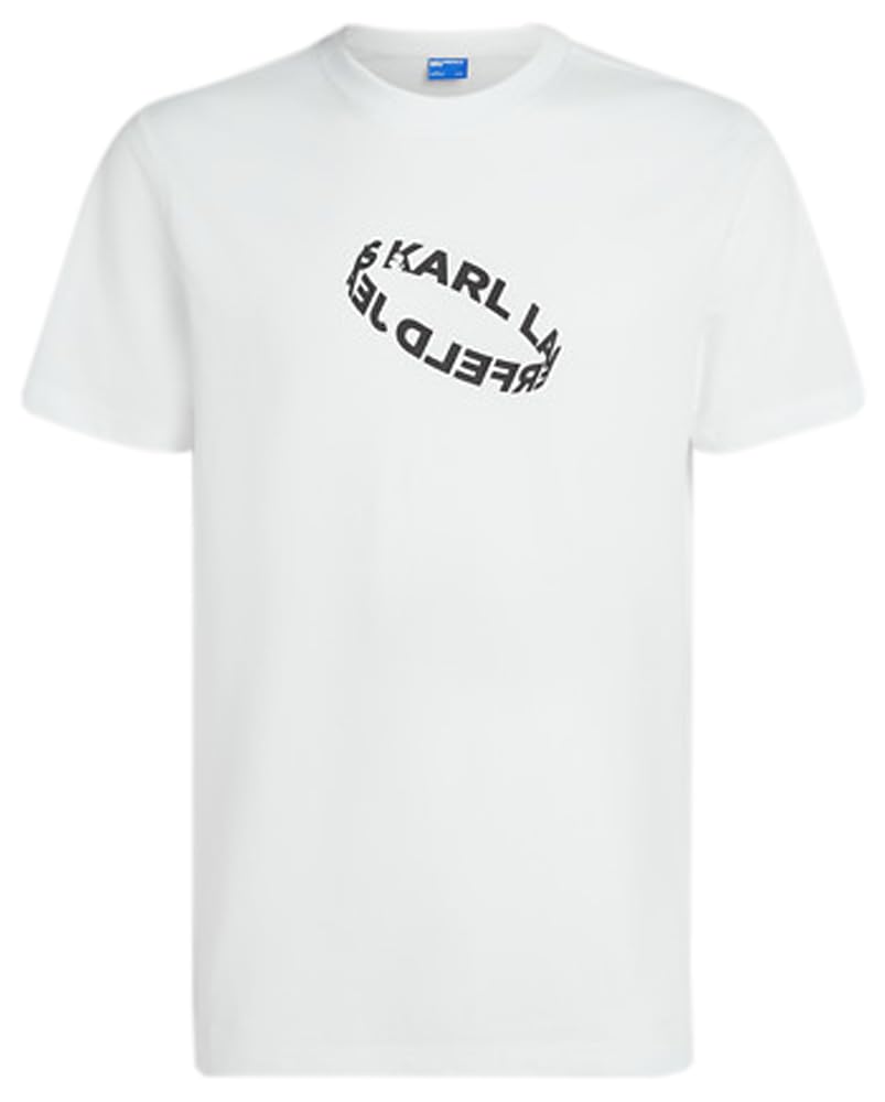 Karl Lagerfeld Jeans Men's White Slim Ring T-Shirt Xl
