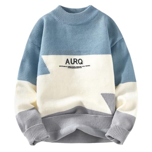 Sweat col rond orange homme en polaire oversize confortable