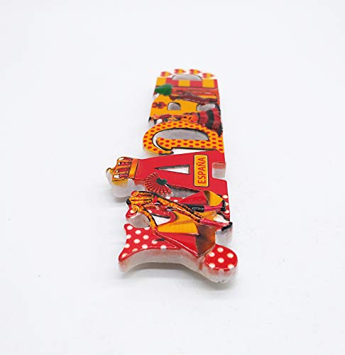 Imán 3D Decorativo de Madrid España para refrigerador miniatura 6