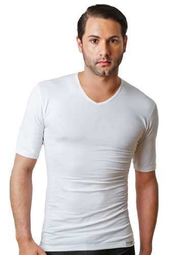 Schaufenberger Maillot de corps business à col en V pour homme. - Blanc - X-Large