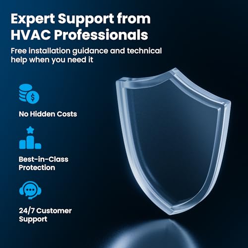 Senville 12,000 BTU Ducted Mini Split AC/Heating System, Concealed Duct, Built-in Water Pump, Wall Thermostat, 16 Ft. Installation Kit